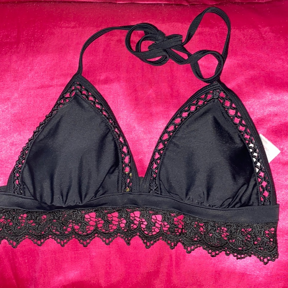 Black Bathing Suit Top